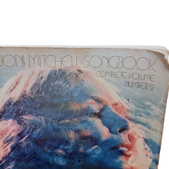 Joni Mitchell 1975 Complete Vol No 2 MUSIC BOOK Photos Lyrics COLLECTIBLE Used - Picture 7 of 16